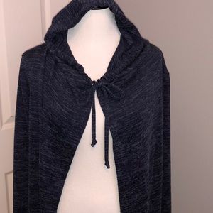 Cardigan with hood